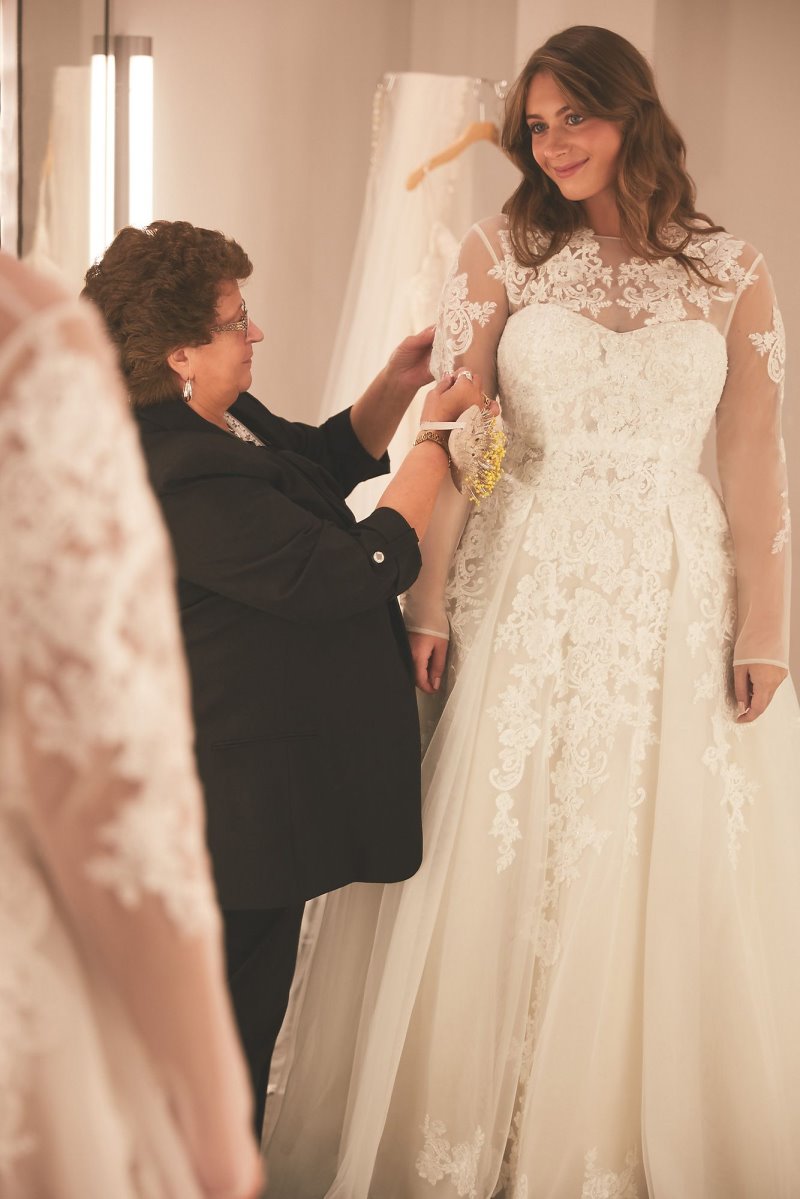 Sheer Lace and Tulle Plus Size Wedding Dress Collection 9WG3861 Bestdaybride